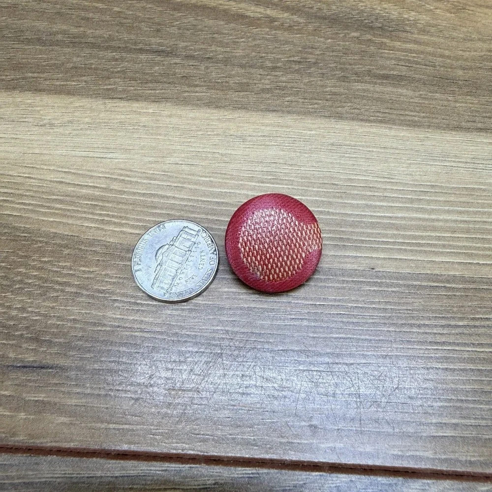 Coach Y2K 2000's Small Button Coral Op Art Signature Replacement